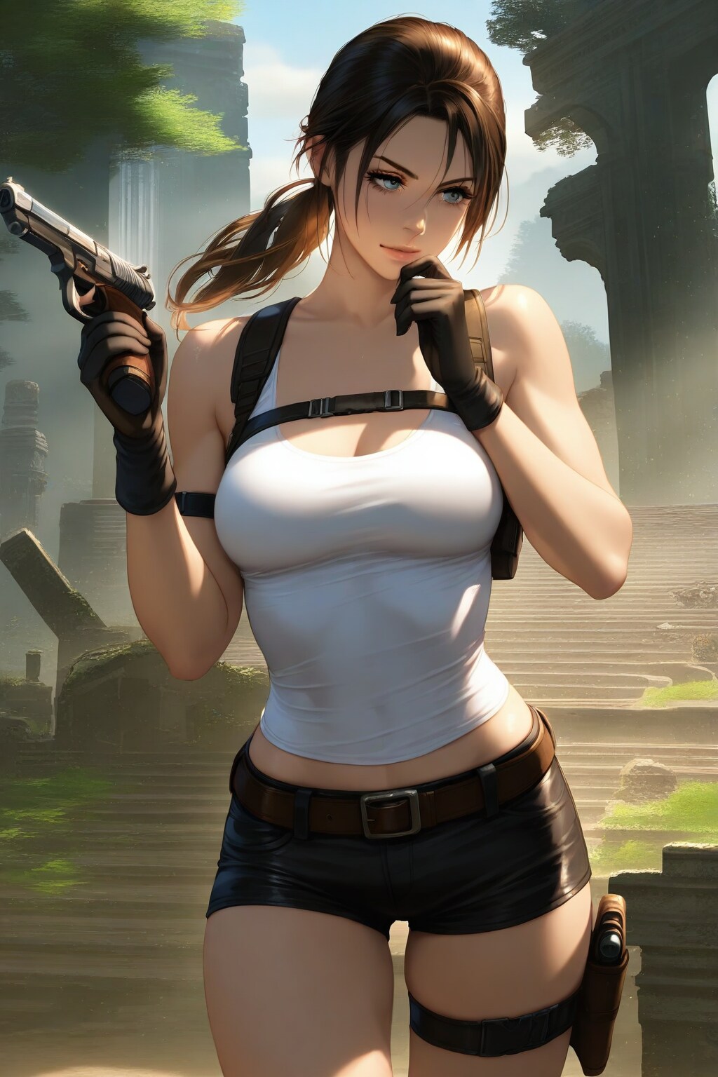 WAVEララ・クロフト | の人気AIイラスト・グラビア