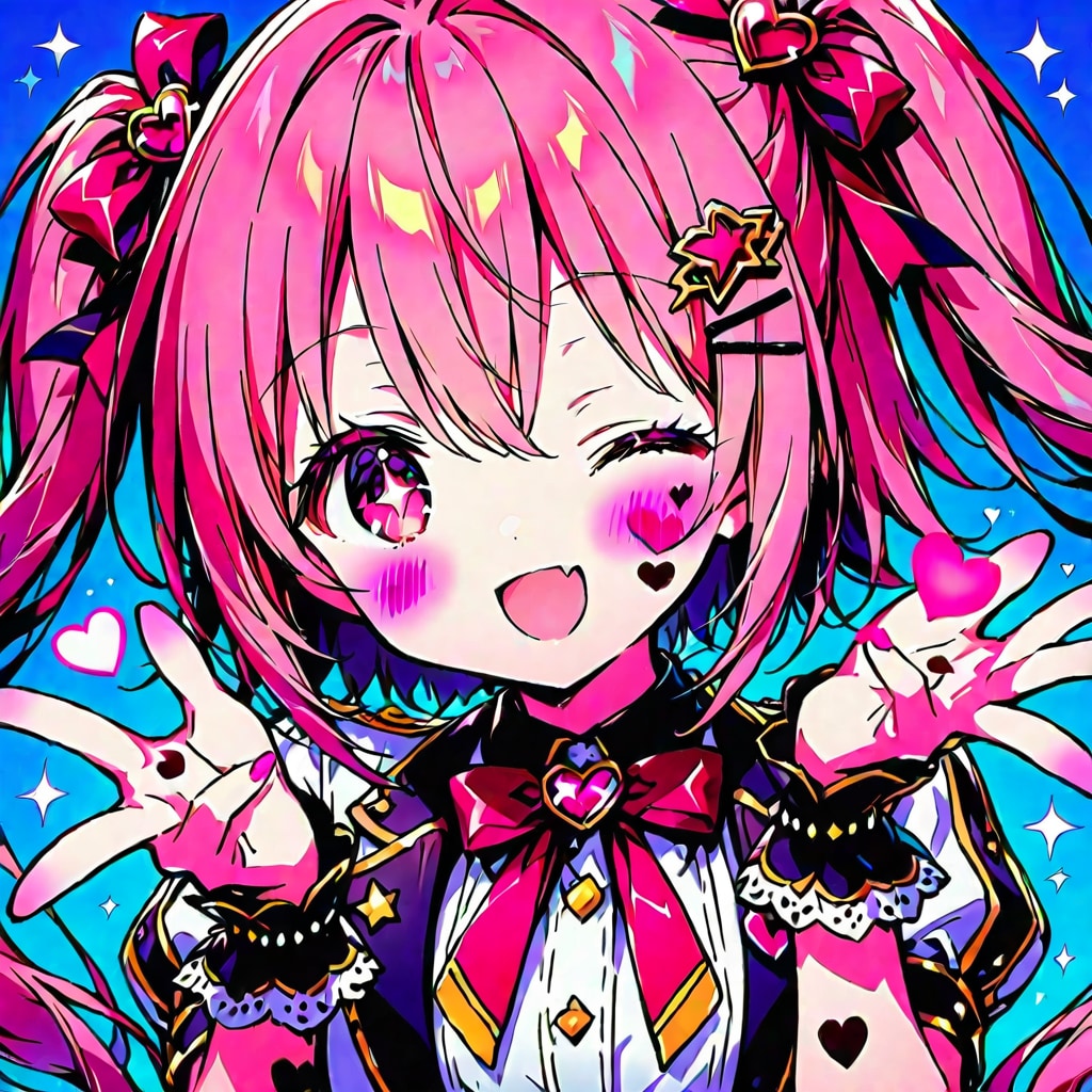 アイドル＋ウインク＋投げキッス