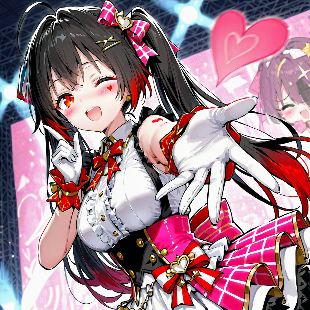 アイドル＋ウインク＋投げキッス