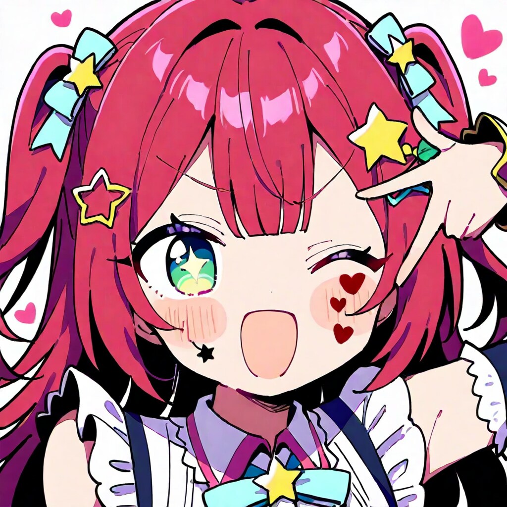 アイドル＋ウインク＋投げキッス