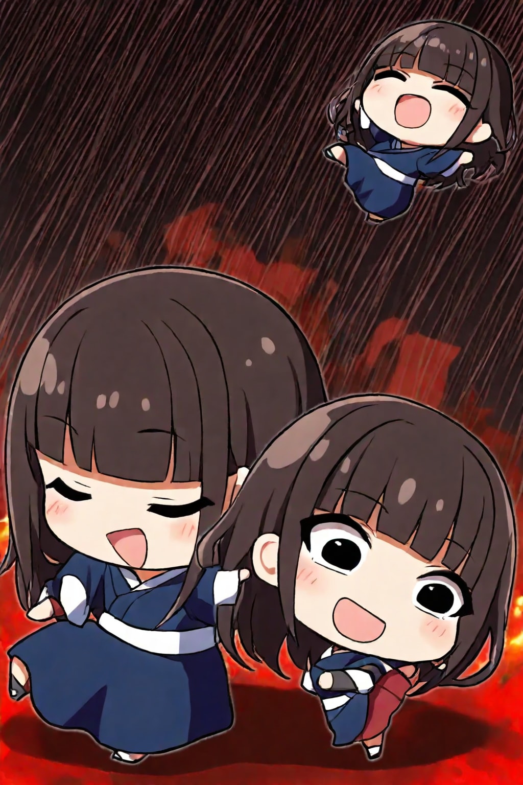 没った天使うちの子と悪魔うちの子