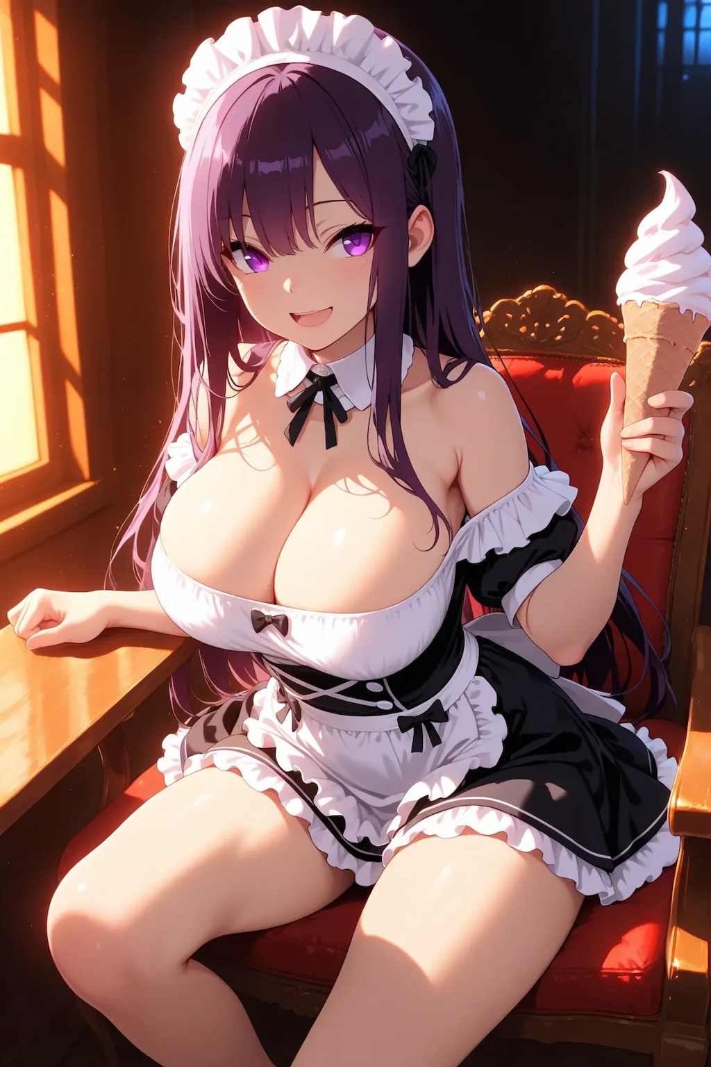 私とソフトクリーム食べませんか💓🍦