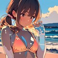 ビーチのおねえさん 3枚目