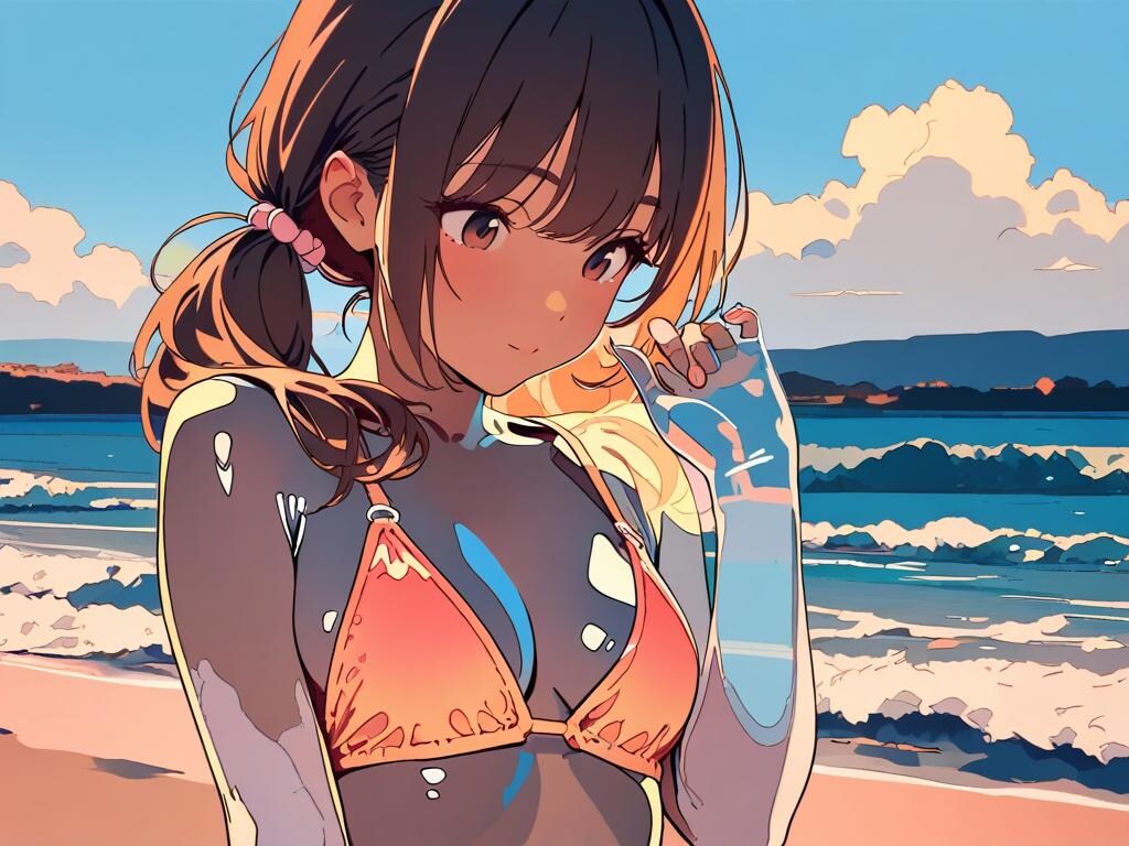ビーチのおねえさん