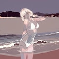 ビーチのおねえさん 2枚目