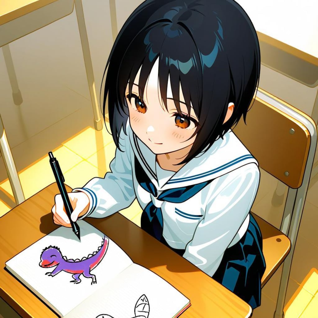 ニッペンのミコちゃん風。