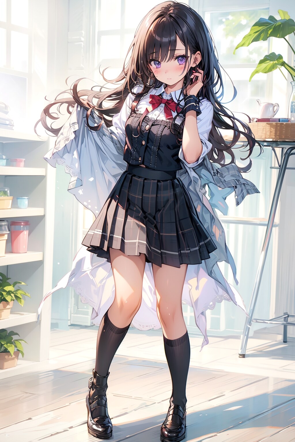 黒髪TOPAZちゃん | の人気AIイラスト・グラビア