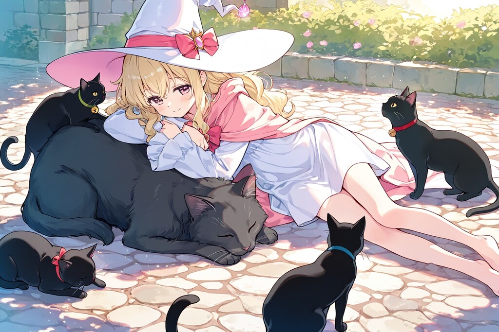 猫と白い魔女