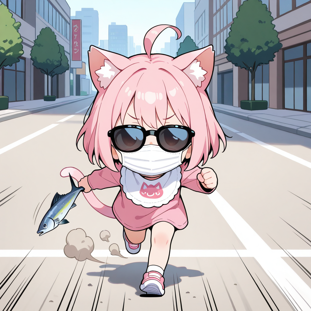 これにゃら誰が獲った（盗った）か分からないにゃ！！