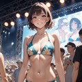 夏休みが終わってもまだまだ暑い夏は続くわよ～！！ 4枚目