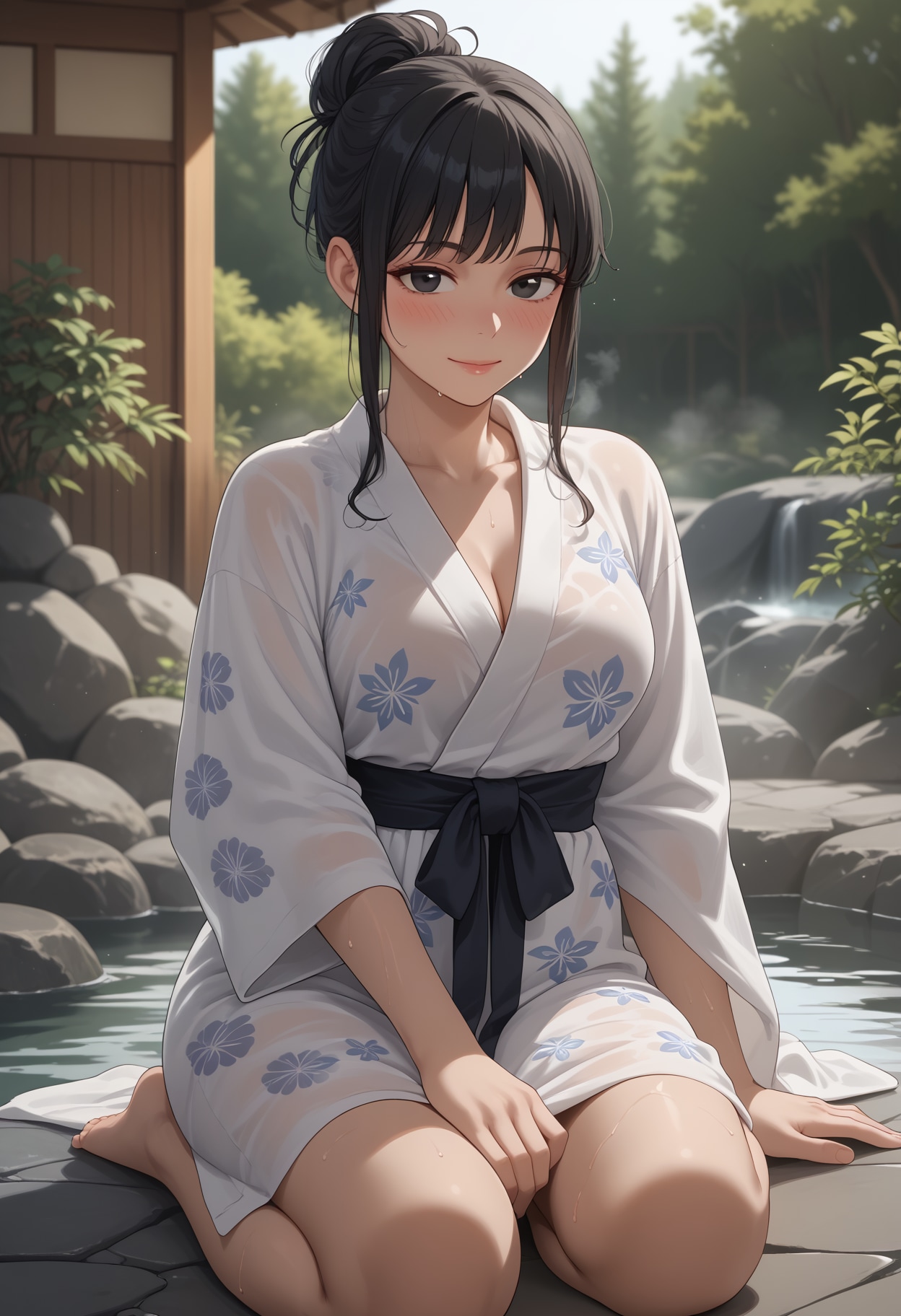 お背中流しましょうか？