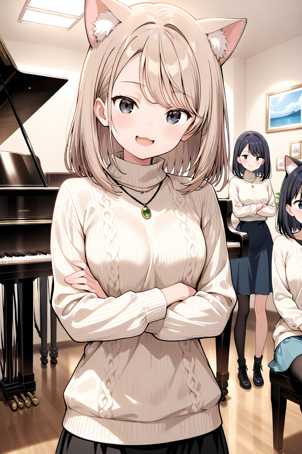 ネコ娘のムギちゃん🐈✨６ | の人気AIイラスト・グラビア