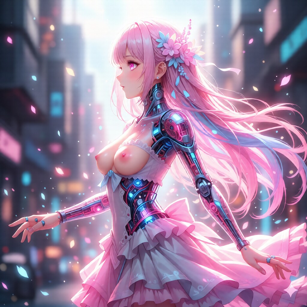アンドロイド R-18 by ComfyUI