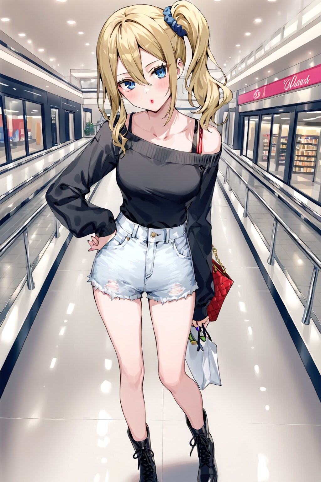 早坂さんとショッピングモール(ちちぷい版)