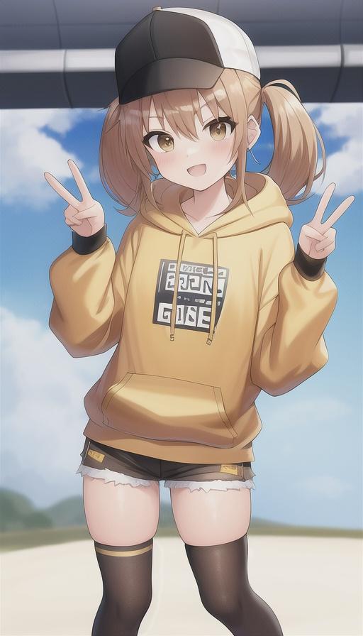 いえーい　ピース〜 | の人気AIイラスト・グラビア