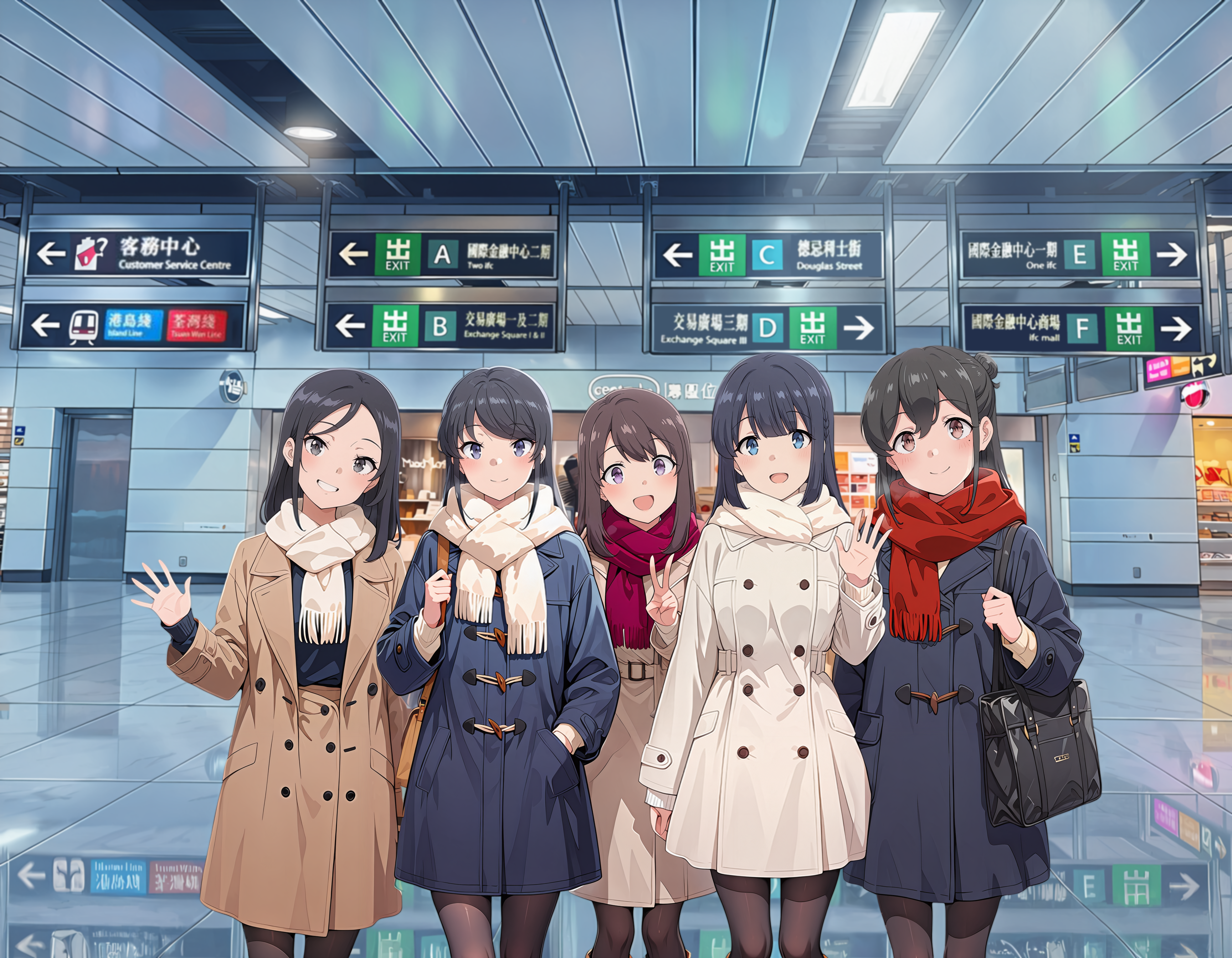 いざ、 国際金融中心モールへ！ | の人気AIイラスト・グラビア