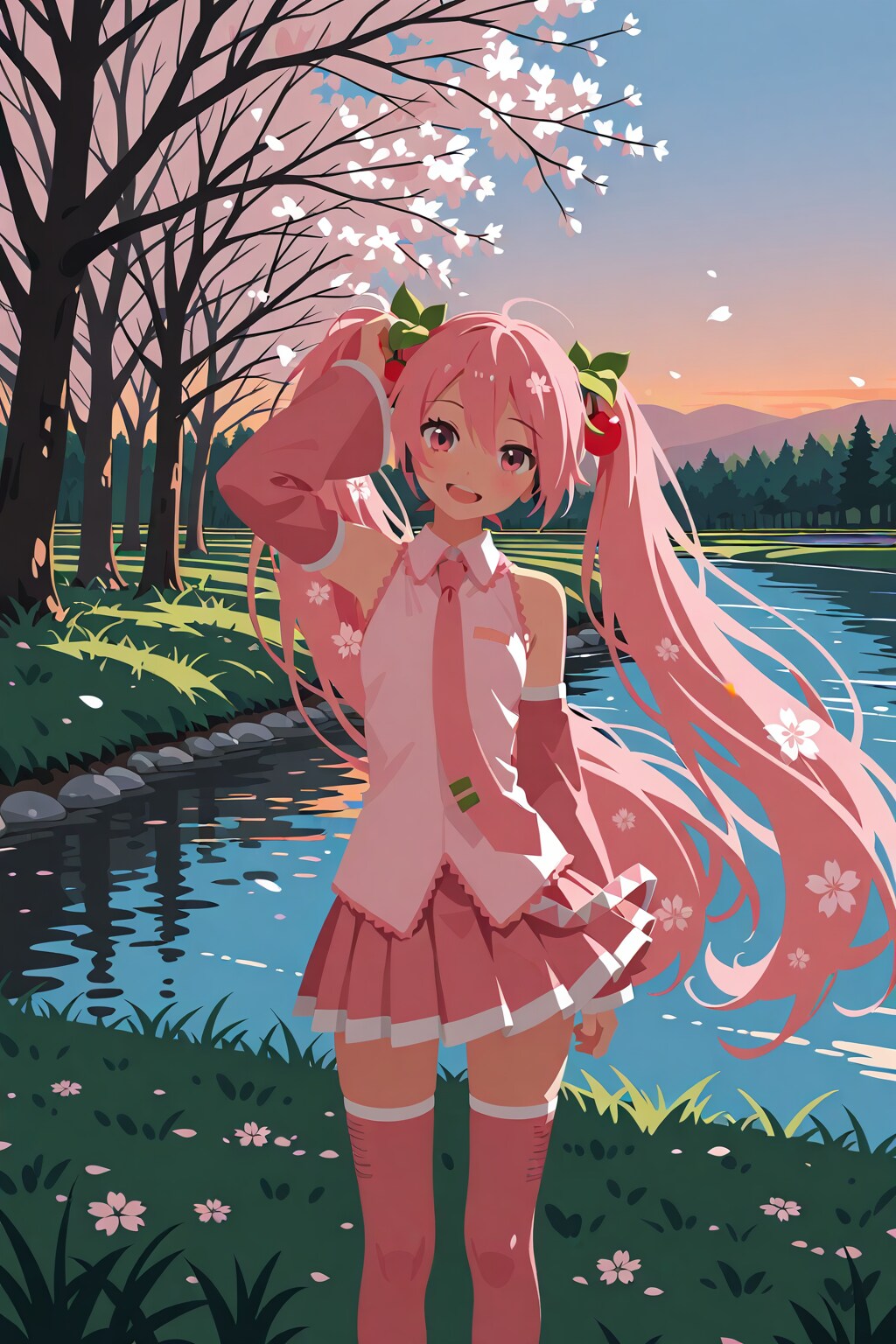 桜ミク１４８ | の人気AIイラスト・グラビア