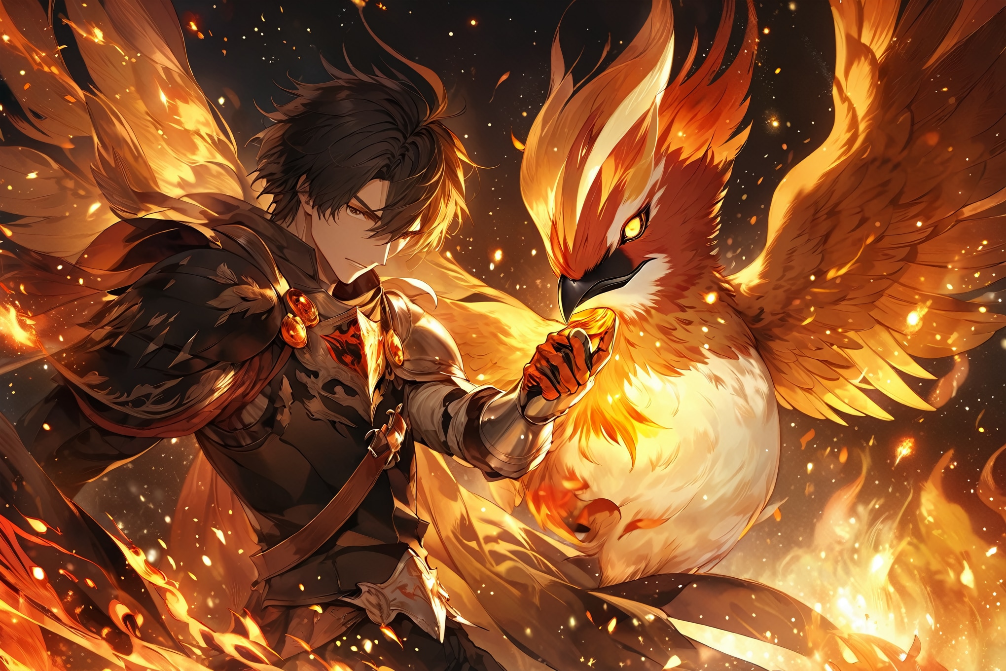 紅蓮の騎士 | の人気AIイラスト・グラビア