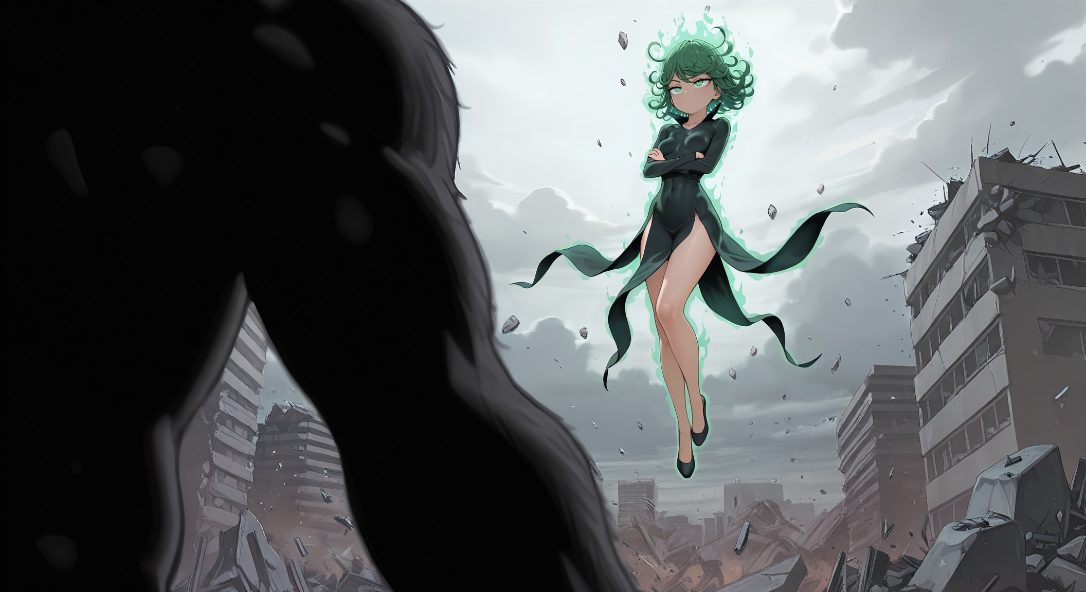 【催眠敗北】戦慄のタツマキ 導入編 | の人気AIイラスト・グラビア