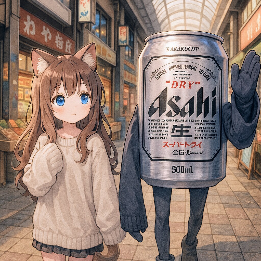 萌え袖の小さな女の子