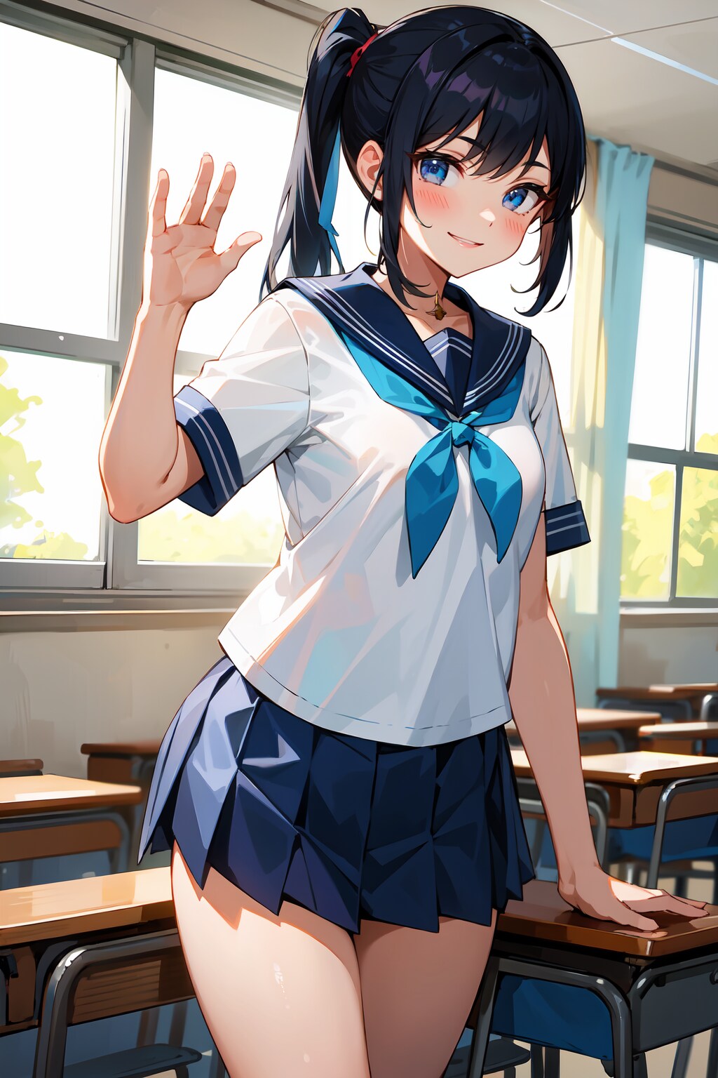 女子高生に変身したけどぼろを出してしまった宇宙人