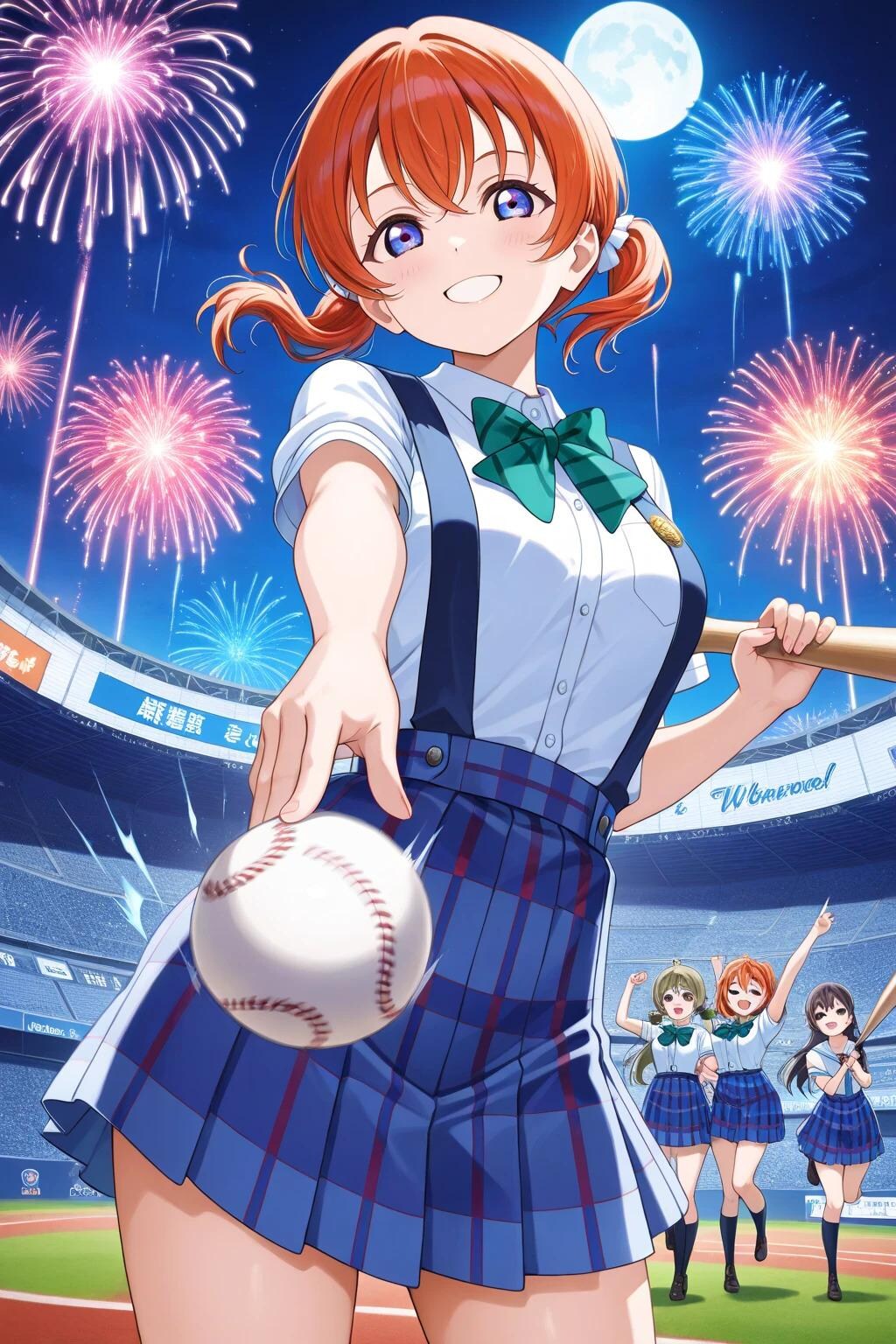 ラブライブキャラと野球