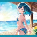 夏テラス🌇芙羽ここね。 2枚目