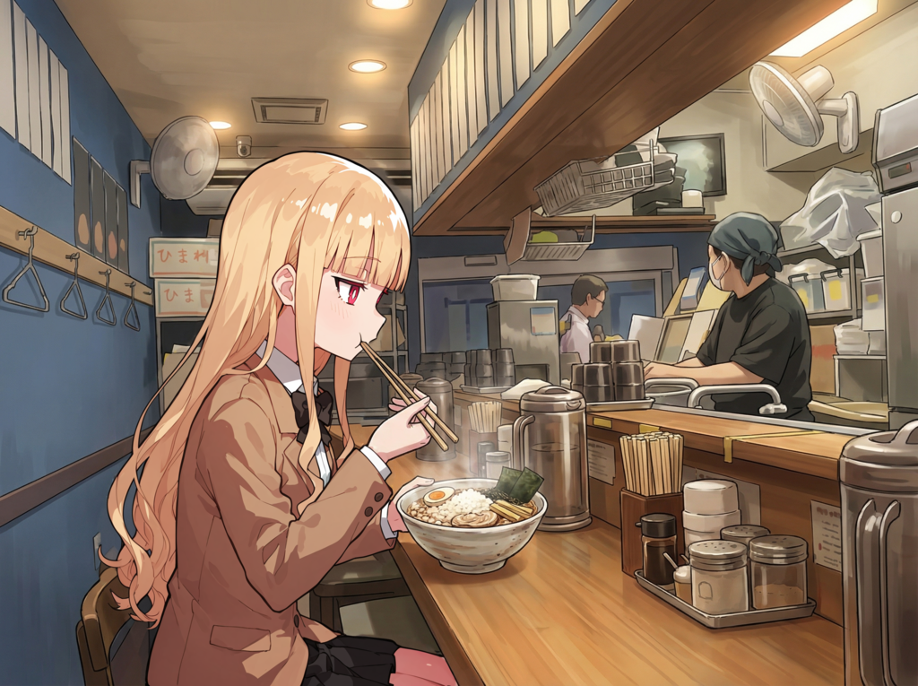 小泉さんと背脂煮干しラーメン -Noodle Grand Prix-