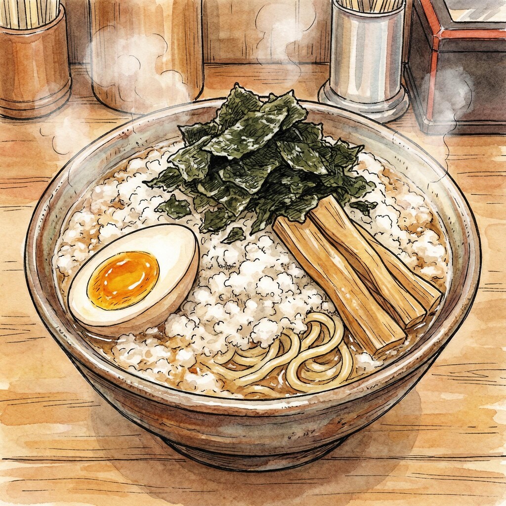 小泉さんと背脂煮干しラーメン -Noodle Grand Prix-