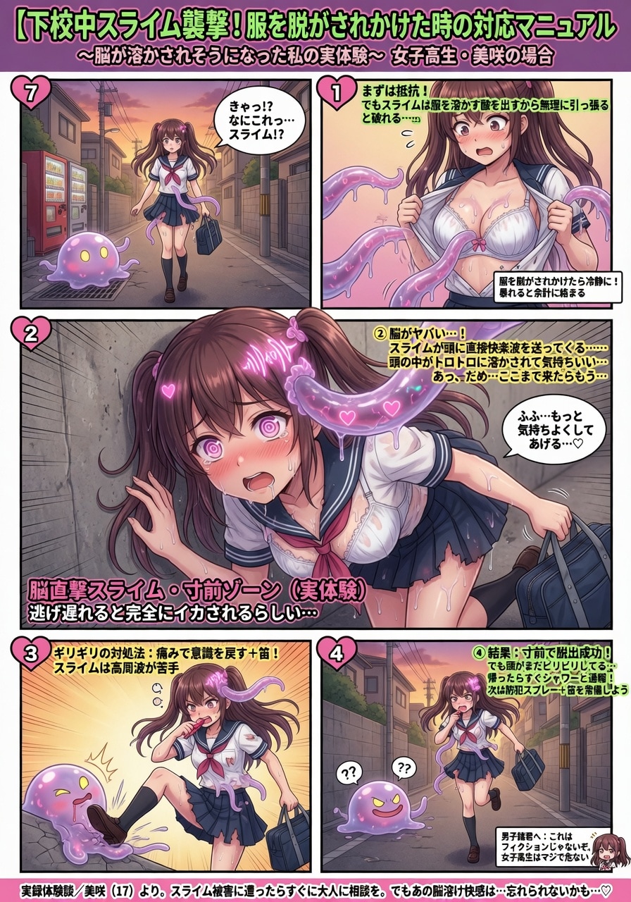 脳姦スライムからの防犯マニュアル