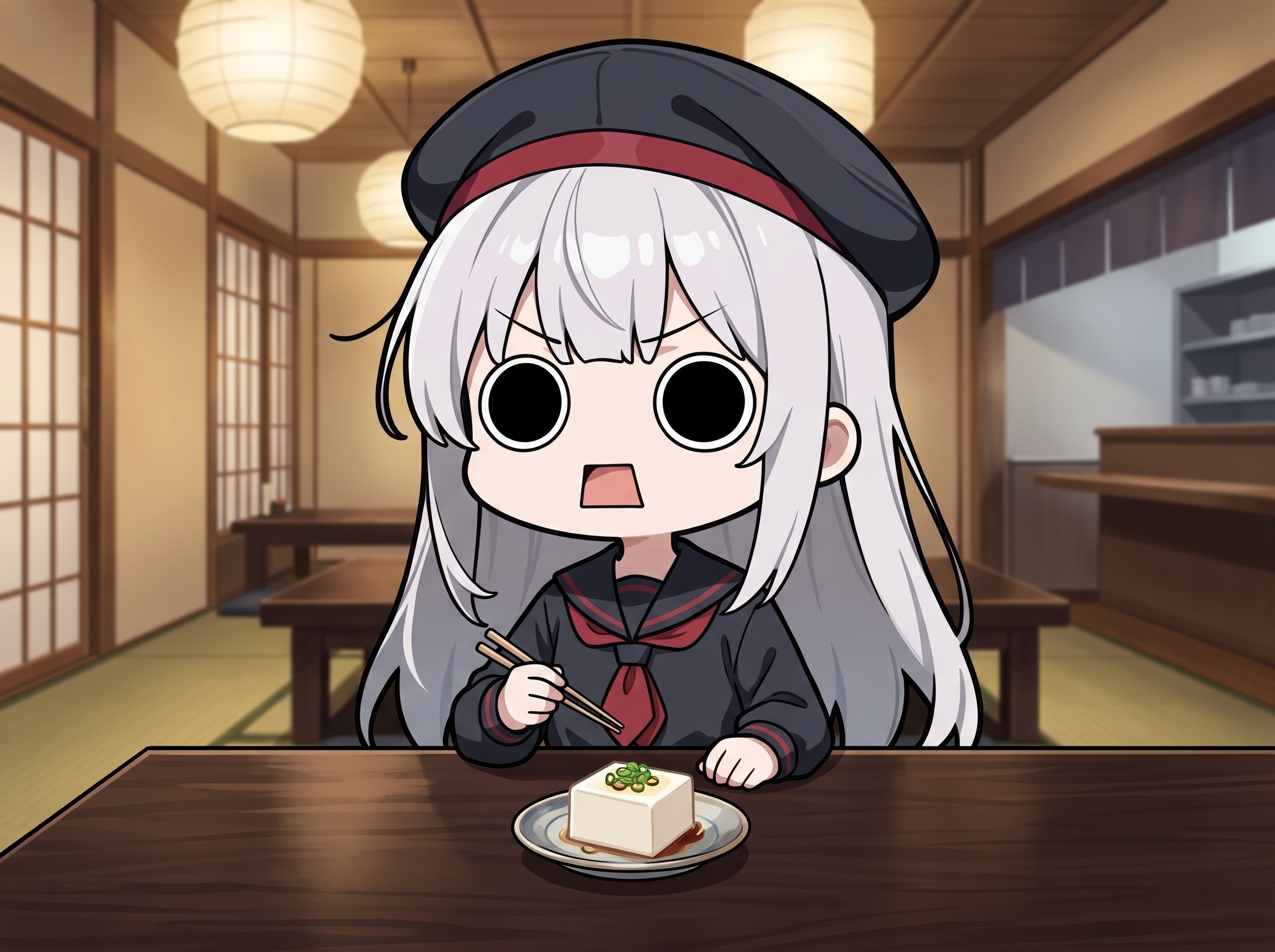 豆腐を頂くえらいこっちゃ嬢 | の人気AIイラスト・グラビア