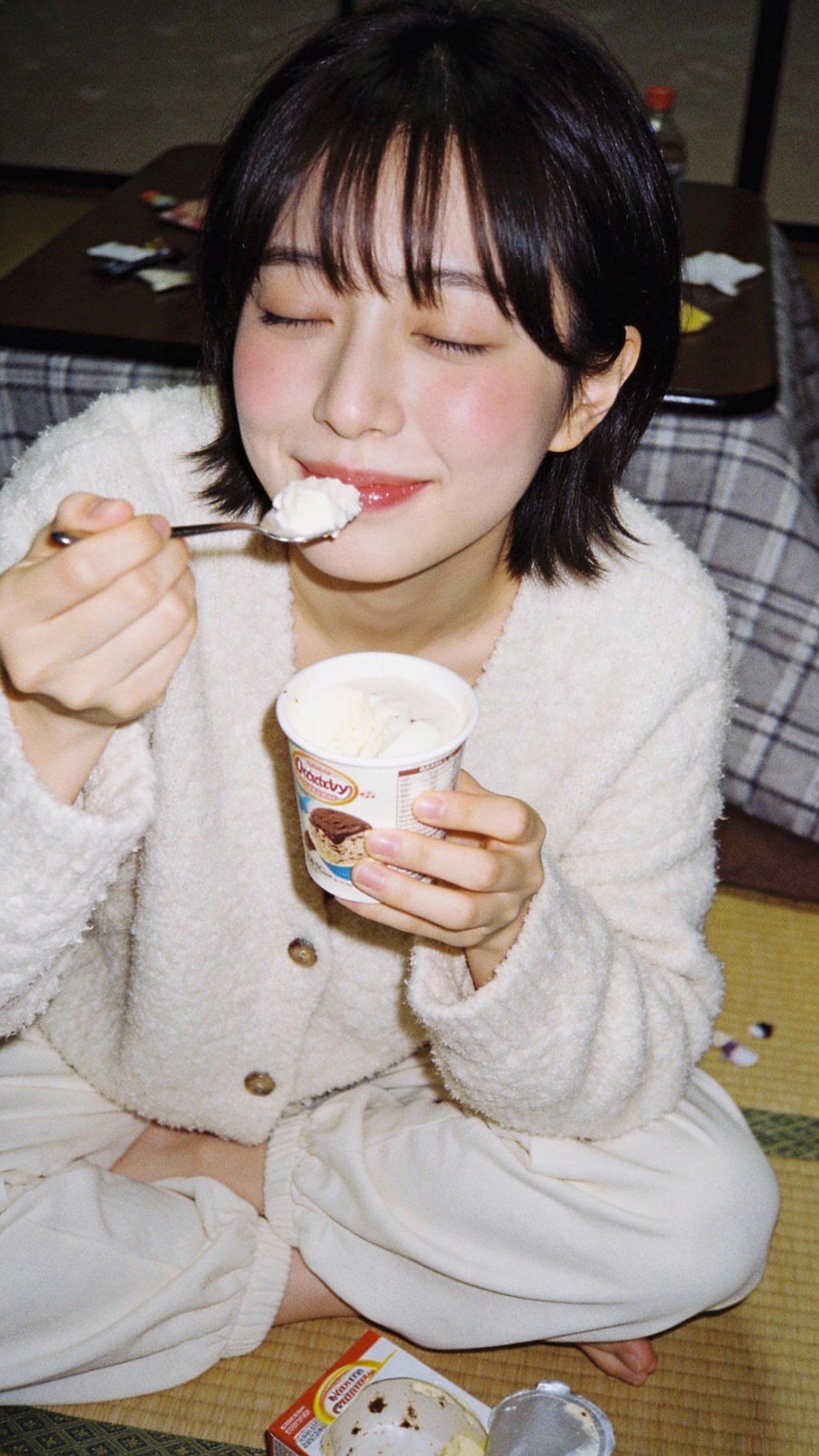 Sweet Warmth in White Lace
