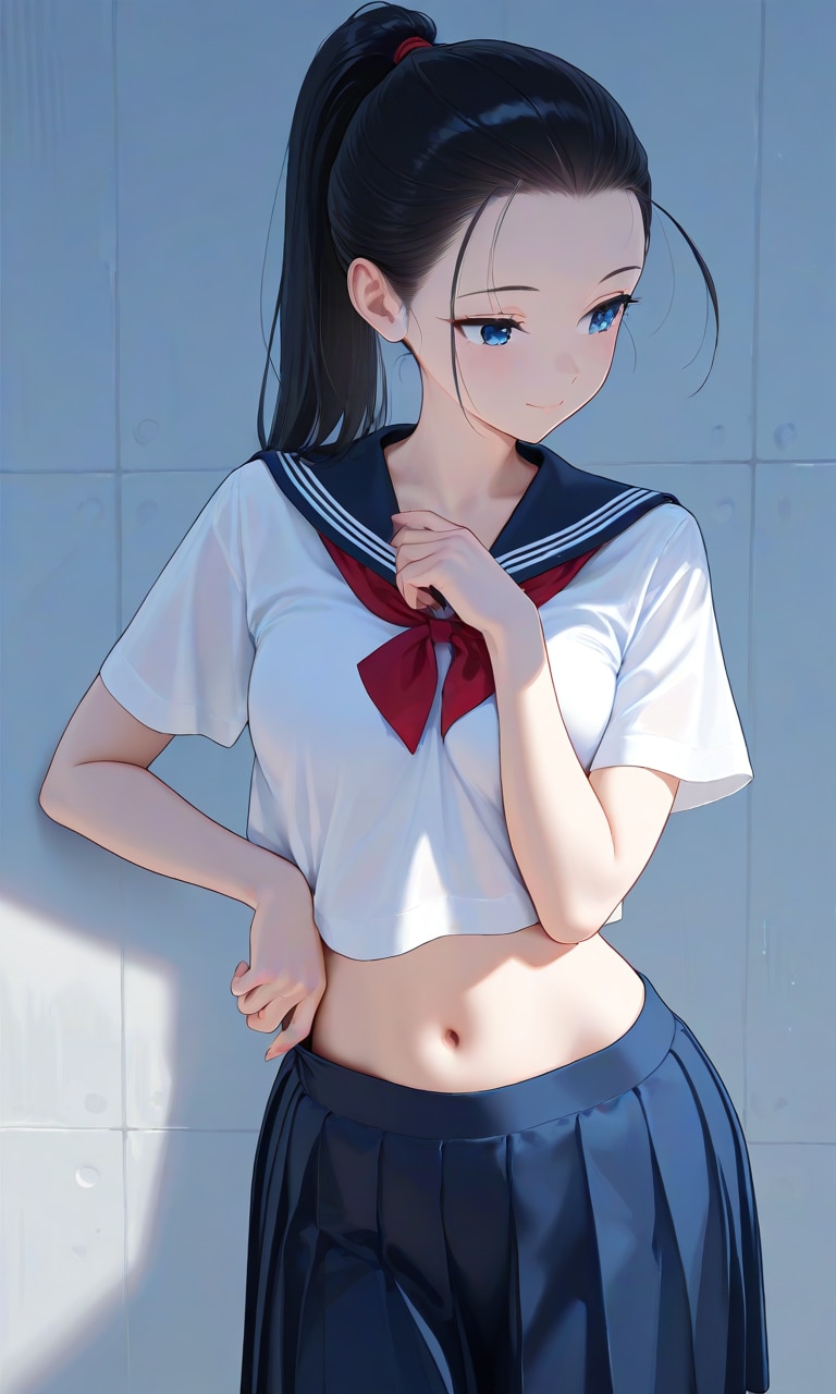 おへそ | の人気AIイラスト・グラビア