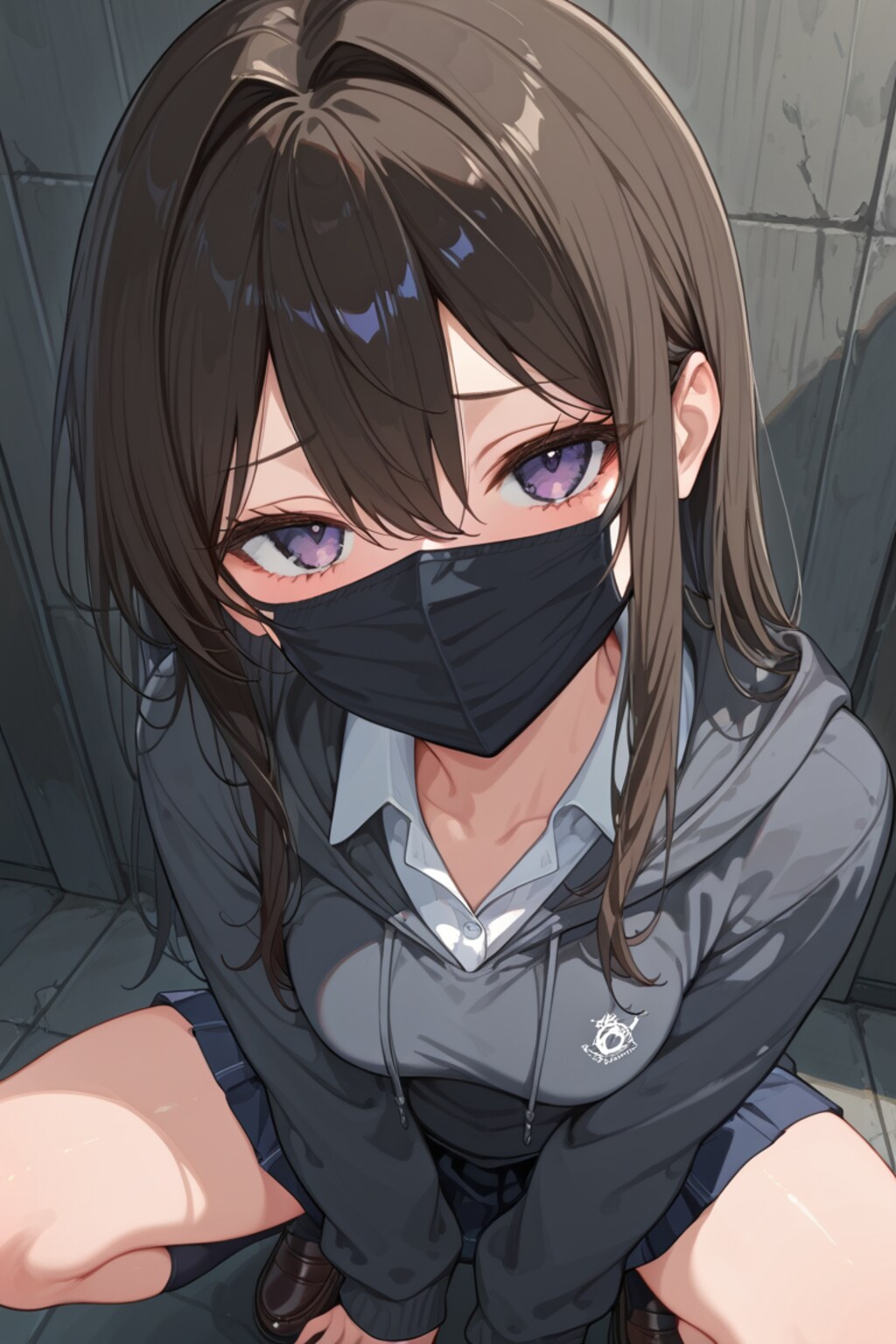 路地裏ジト目ちゃん④