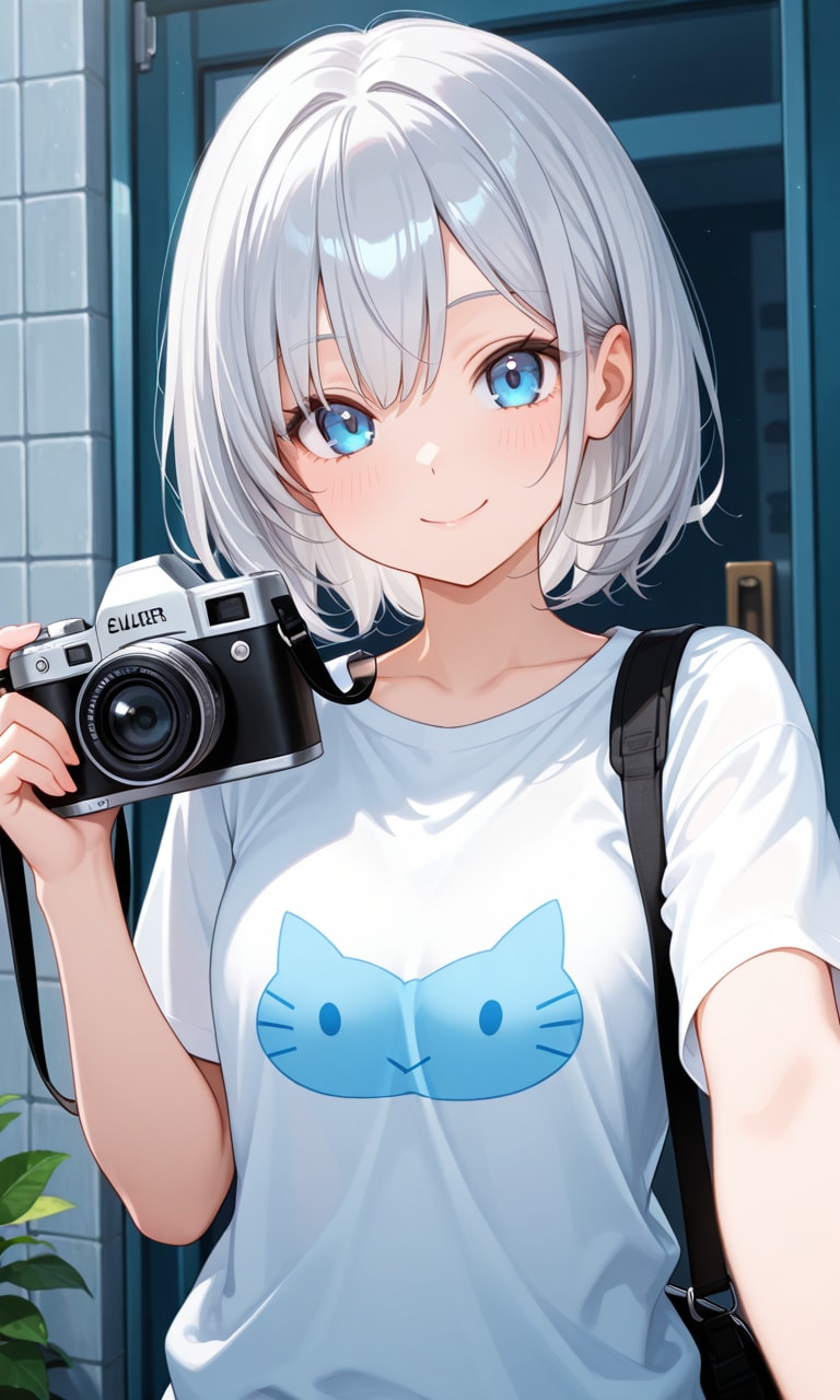 カメラを持った少女 | の人気AIイラスト・グラビア