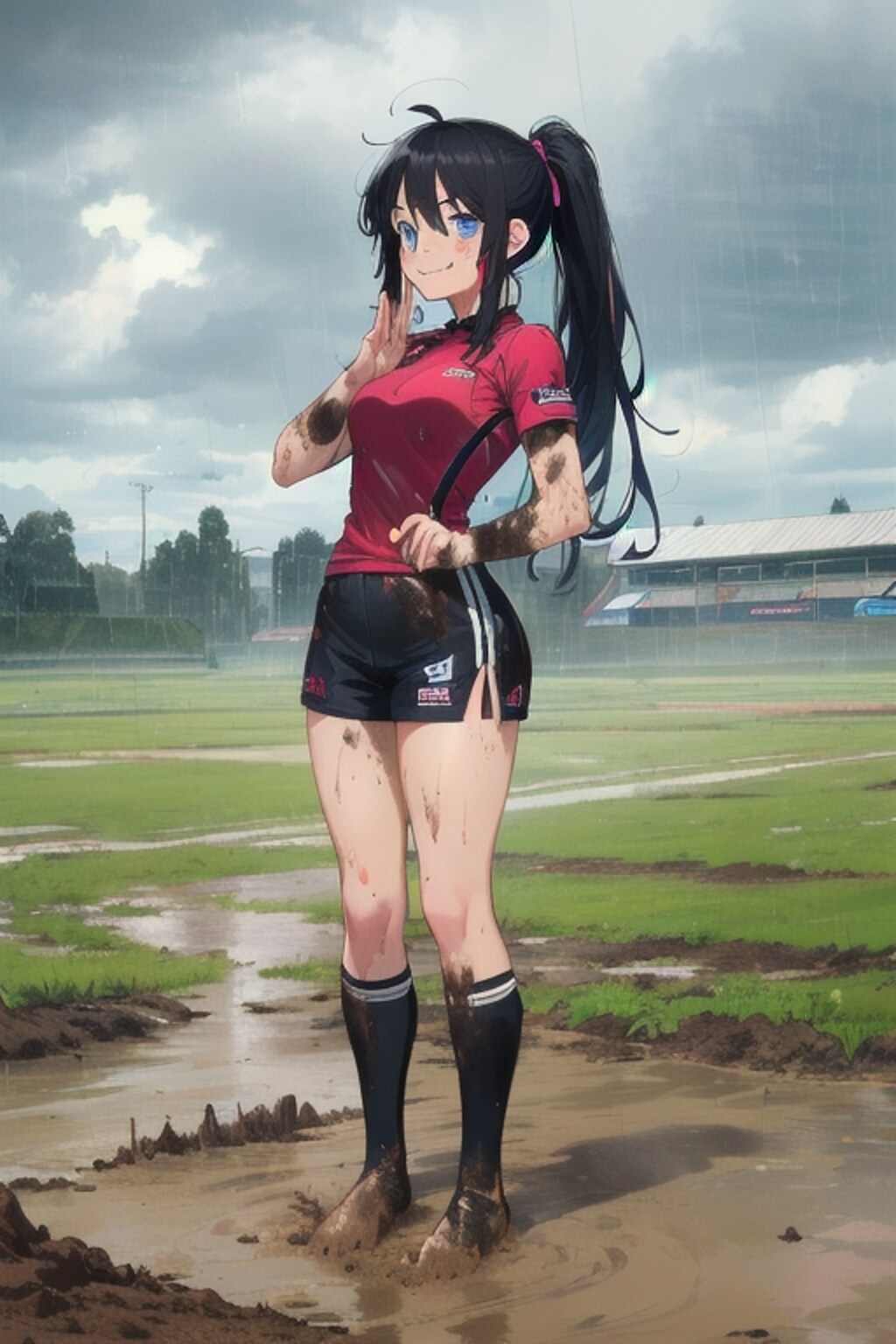 🏉泥まみれの女子ラグビー 69