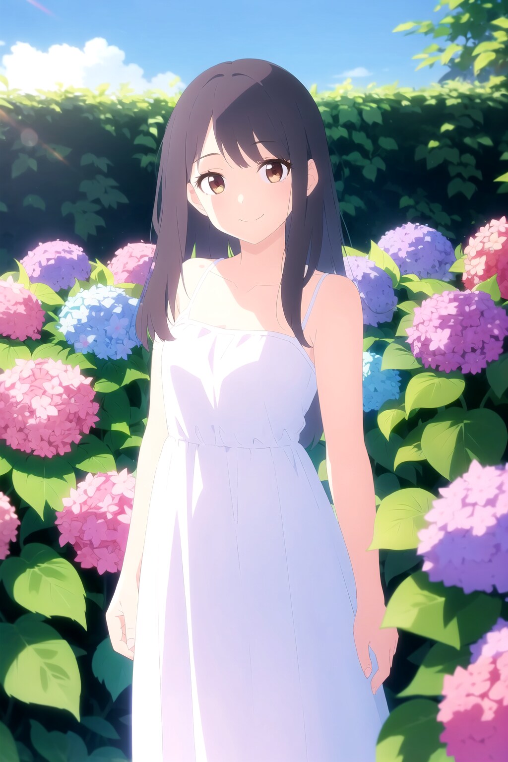 OPALちゃんとアジサイの園