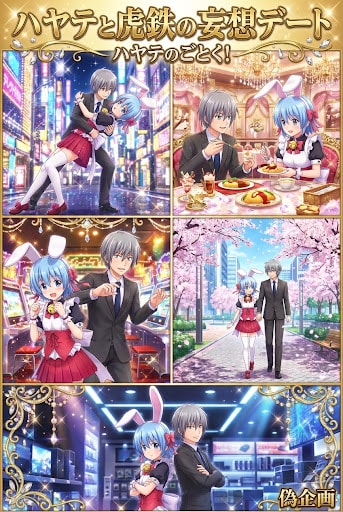 偽企画　ハヤテと虎鉄の妄想デート　ハヤテのごとく | の人気AIイラスト・グラビア