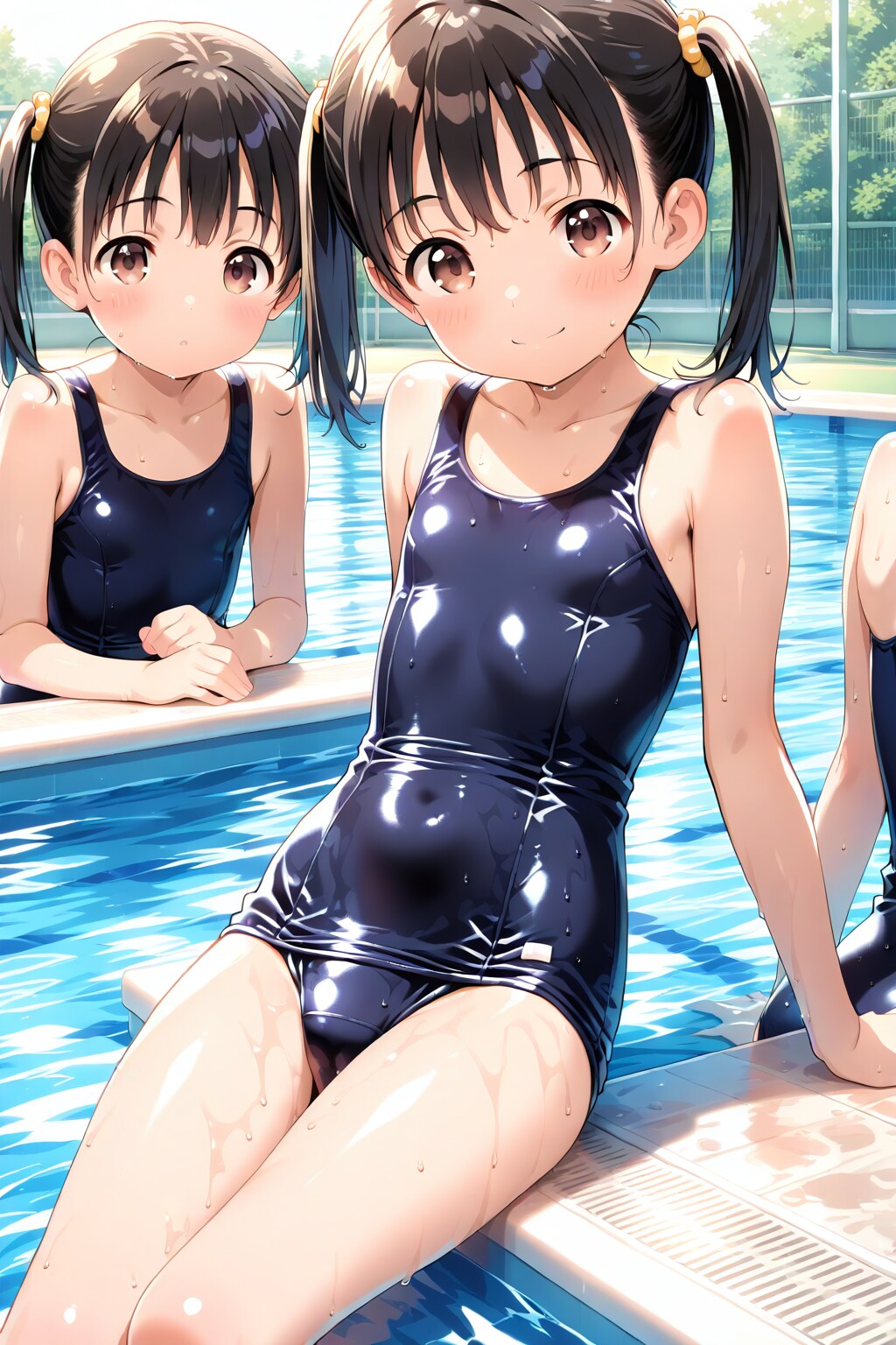 スク水美少女たち