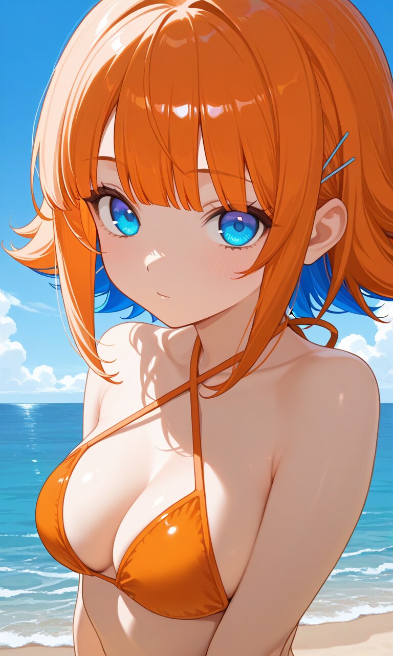 水着姿の空灯さん