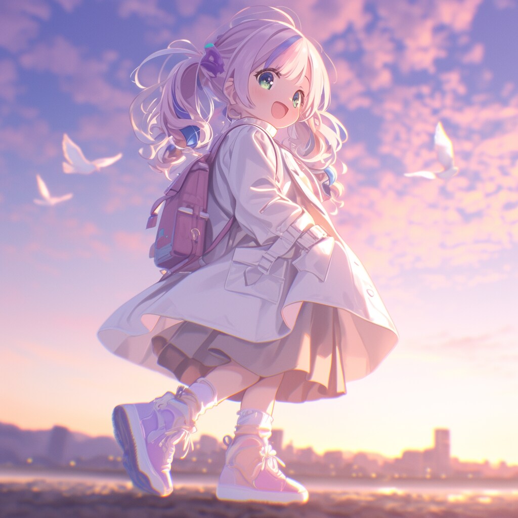 女の子 a girl