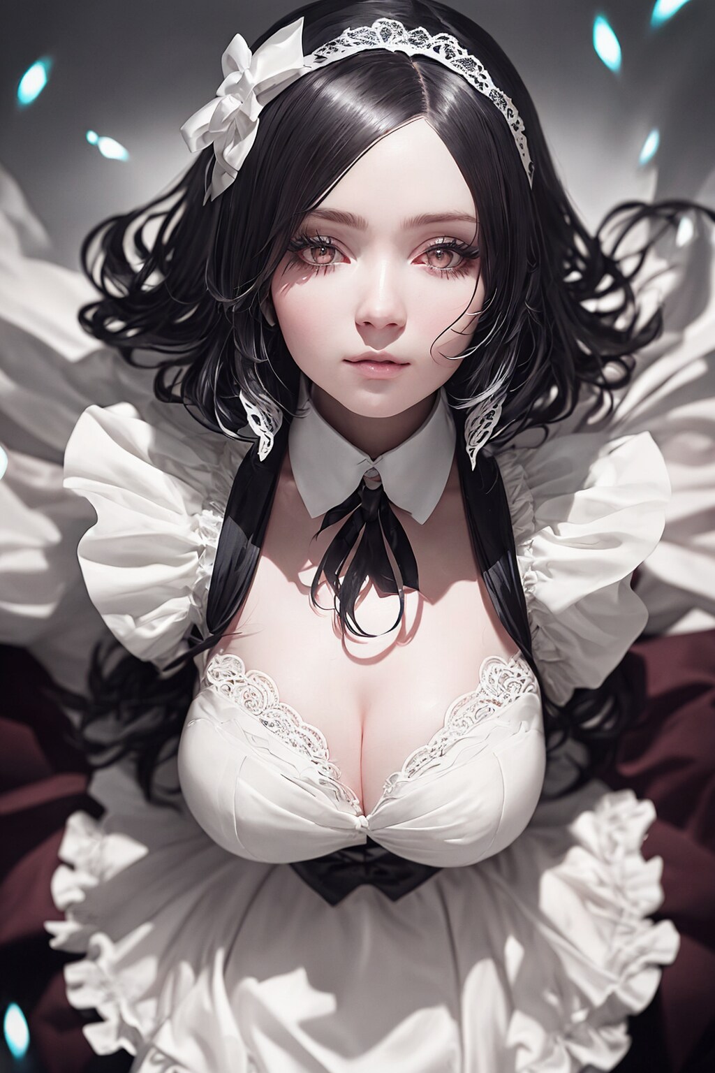 黒髪メイド姉さんのお出迎え