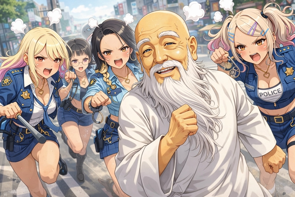 待ちなさい〜！