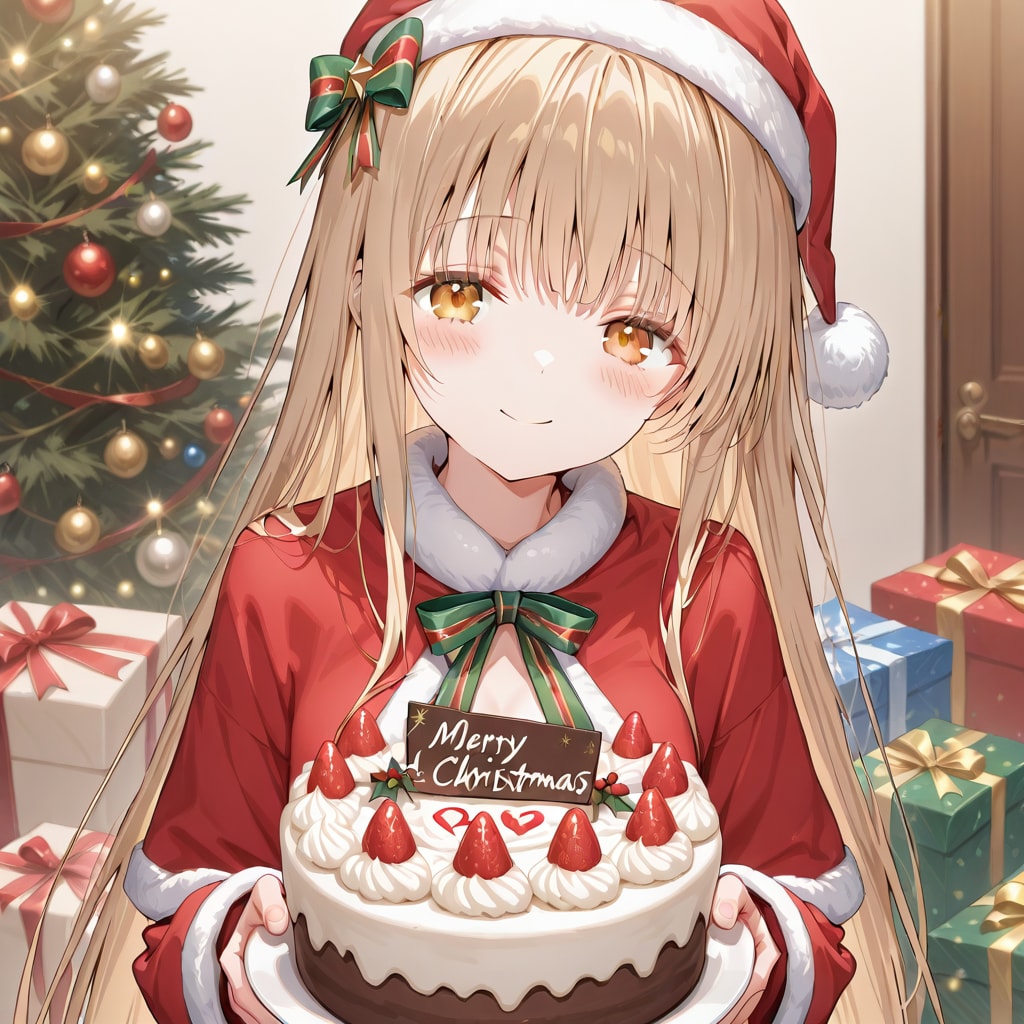 クリスマスケーキと天使様