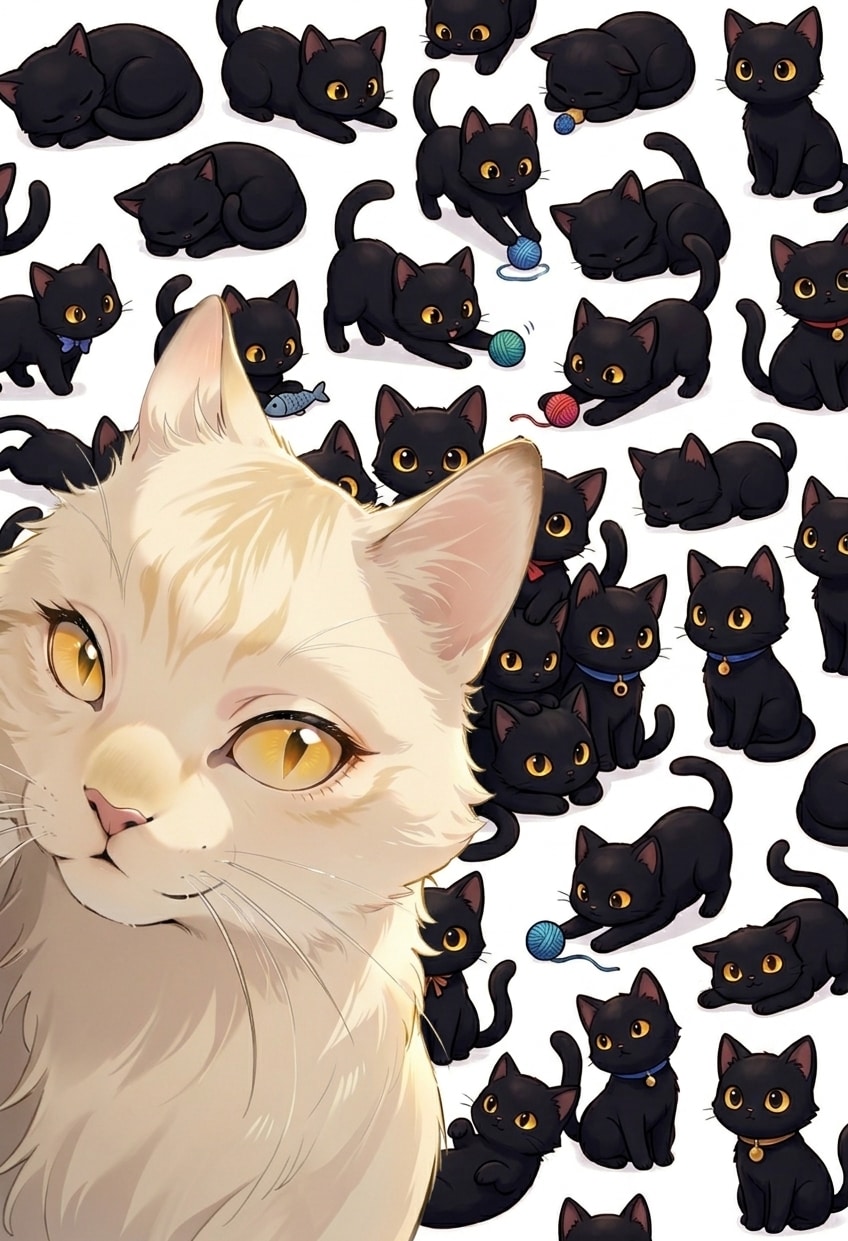 猫 | の人気AIイラスト・グラビア