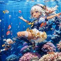 南の海でダイビング 3枚目