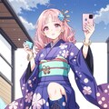 早いけどご挨拶🌸（⛩年末・年始ご挨拶👘/カラー着物成功シリーズ集*8） 8枚目