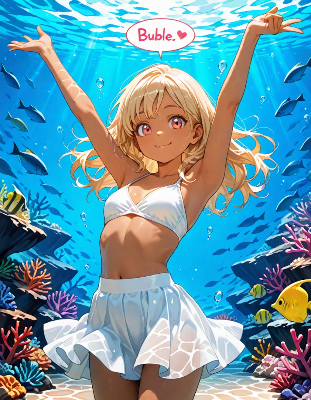 水中ビキニ　はるか