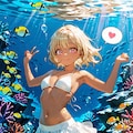水中ビキニ　はるか 3枚目