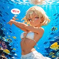 水中ビキニ　はるか 6枚目